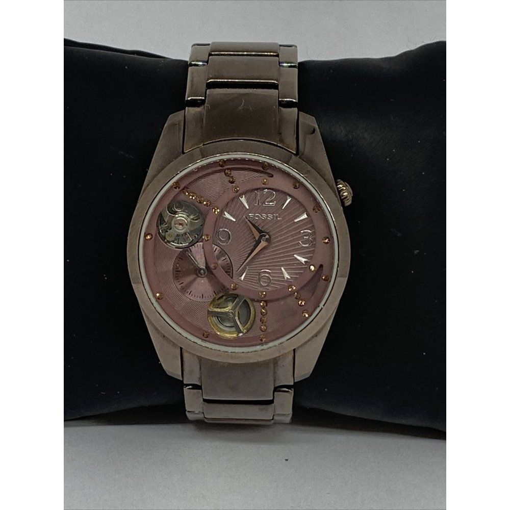 Fossil ME1024 Women Stainless Steel Analog Dial Qu